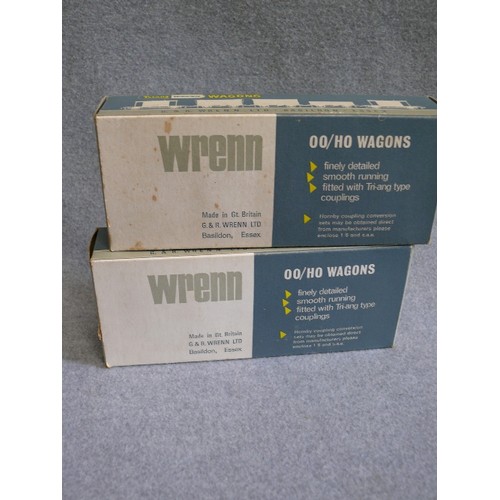 94 - TRI-ANG WRENN BOXED WAGONS X2