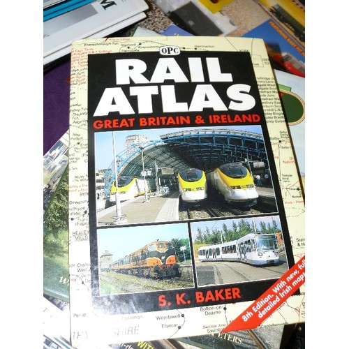 77 - A SELECTION OF BOOKS ABOUT RAILWAYS AND MODEL RAILWAYS