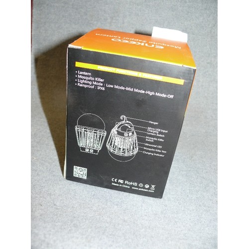 117 - AN ENKEEO MOSQUITO ZAPPER LANTERN NEW AND BOXED