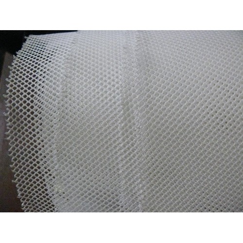 151 - A LARGE ROLL OF NYLON MESH FABRIC