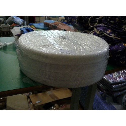 196 - A NEW PACK OF WHITE FABRIC TAPE TO USE FOR HANDLES ETC