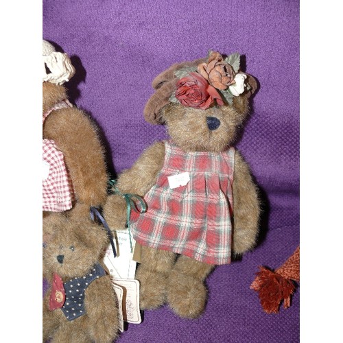 143 - 3 BOYDS COLLECTORS BEARS TO INCLUDE I.B. BEARYPROUD, MERIDIAN WISHKABIBBLE AT THE COUNTRY FAIR AND L... 