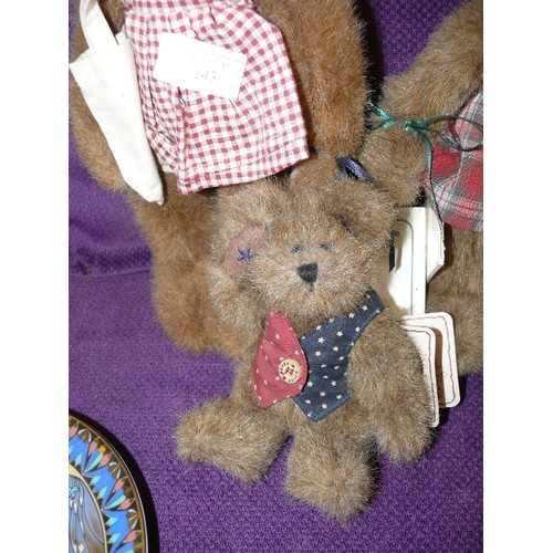 143 - 3 BOYDS COLLECTORS BEARS TO INCLUDE I.B. BEARYPROUD, MERIDIAN WISHKABIBBLE AT THE COUNTRY FAIR AND L... 