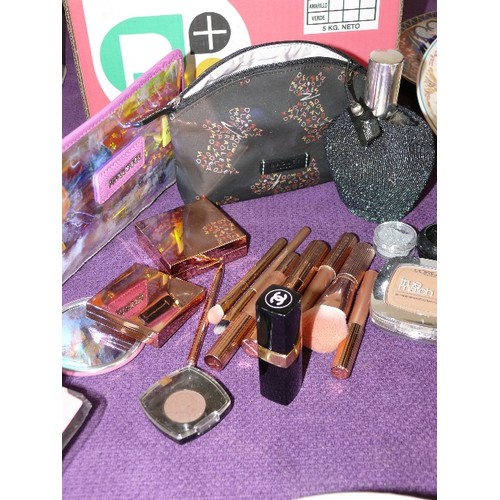 269 - A RADLEY COSMETICS BAG PLUS GOOD QUALITY MAKE UP BY TED BAKER, L'OREAL ETC PLUS A BOTTLE OF NEXT SPA... 