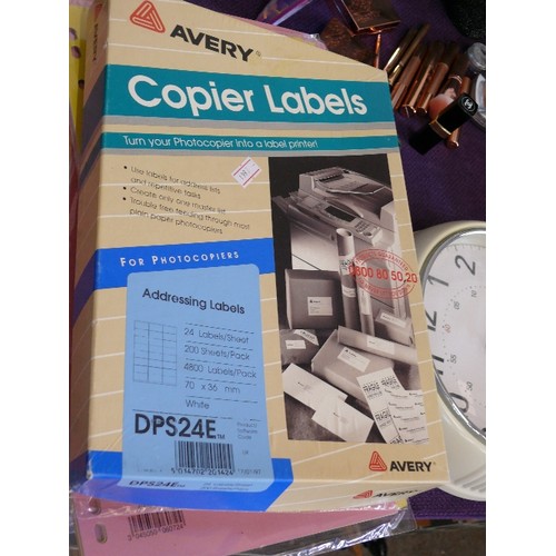 271 - A SELECTION OF FILE DIVIDERS AND NEW LABELS