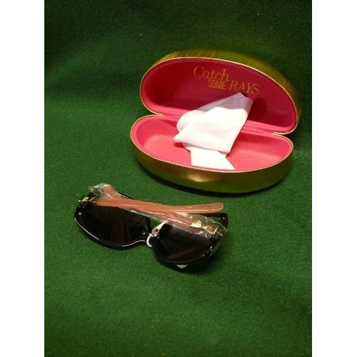 52A - A PAIR OF LIPSY OF LONDON DESIGNER SUNGLASSES. IN ORIGINAL BOX