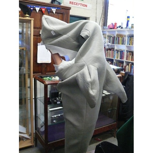 303 - ADULT SHARK COSTUME AND CATERPILLAR COSTUME