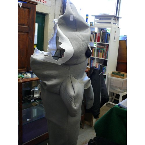 303 - ADULT SHARK COSTUME AND CATERPILLAR COSTUME