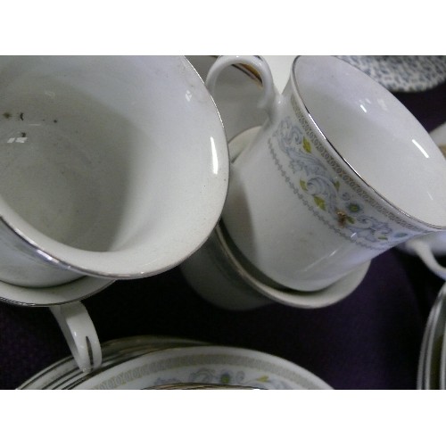 316 - PART TEASET -  CROWN MING AND SOME ROYAL DOULTON, ROYAL GOLD CHINA