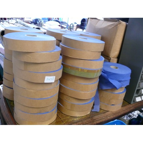 349B - 26 X ROLLS OF BLUE BIAS BINDING TAPE