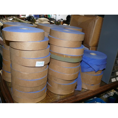 349B - 26 X ROLLS OF BLUE BIAS BINDING TAPE