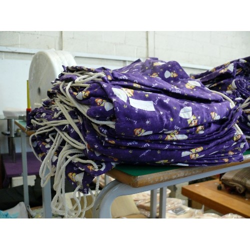 197 - APPROXIMATELY 50 100% COTTON TWINKLE STARDUST DRAWSTRING BAGS MADE FOR M&S