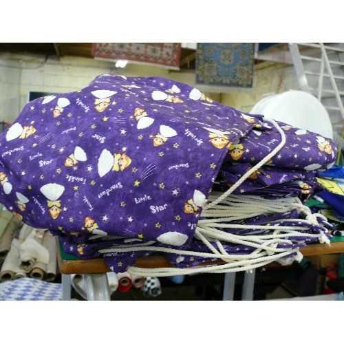 198 - APPROXIMATELY 50 100% COTTON TWINKLE STARDUST DRAWSTRING BAGS MADE FOR M&S, APPROXIMATELY HALF OF TH... 