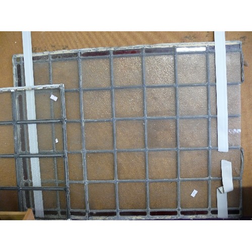 325A - 2 X LEAD GLASS WINDOWS