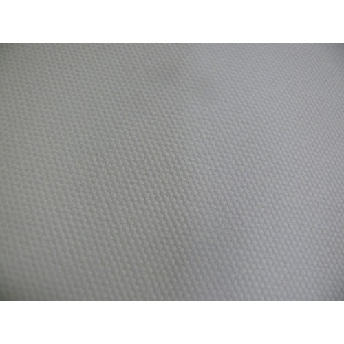 347 - QUANTITY OF SQUARES OF WHITE CANVAS FABRIC 100% COTTON 50CM X 60CM