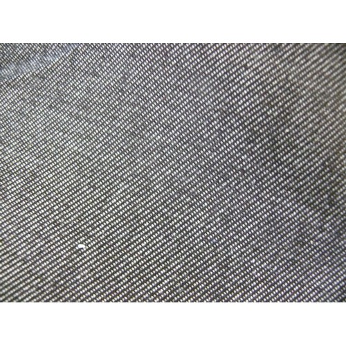 348 - QUANTITY OF BLACK  100% DENIM STYLE FABRIC 100CM X 45CM