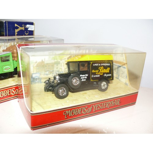 76 - 4 DIECAST VEHICLES CONSISTING OF 3 MATCHBOX MODELS OF YESTERYEAR TRUCKS AND VAN PLUS LIBERTY CLASSIC... 