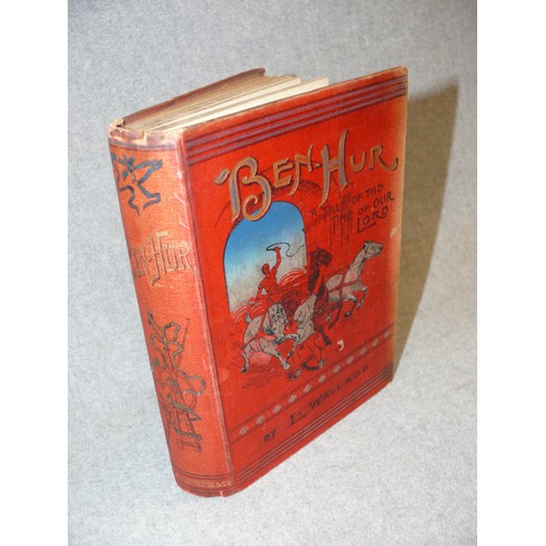 70 - A VINTAGE COPY OF 'BEN HUR-A TALE OF THE TIME OF OUR LORD', BY L. WALLACE