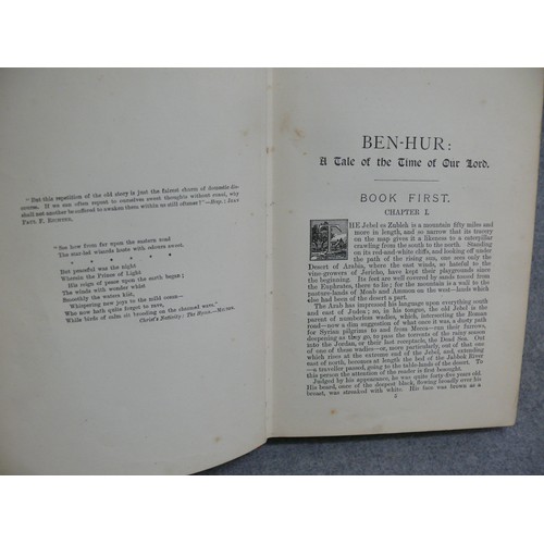 70 - A VINTAGE COPY OF 'BEN HUR-A TALE OF THE TIME OF OUR LORD', BY L. WALLACE