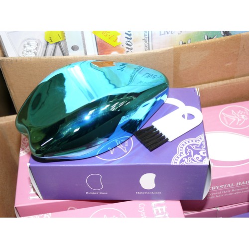 146 - 20 BRAND NEW CRYSTAL HAIR REMOVAL TOOLS