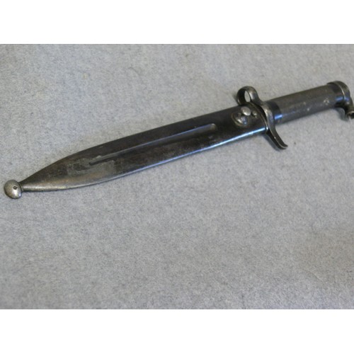 19 - A SWEDISH M1896 MAUSER BAYONET / KNIFE AROUND WWI OR BEFORE WITH SCABBARD IN VERY GOOD CONDITION MAD... 