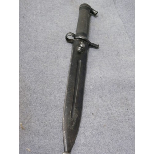 19 - A SWEDISH M1896 MAUSER BAYONET / KNIFE AROUND WWI OR BEFORE WITH SCABBARD IN VERY GOOD CONDITION MAD... 