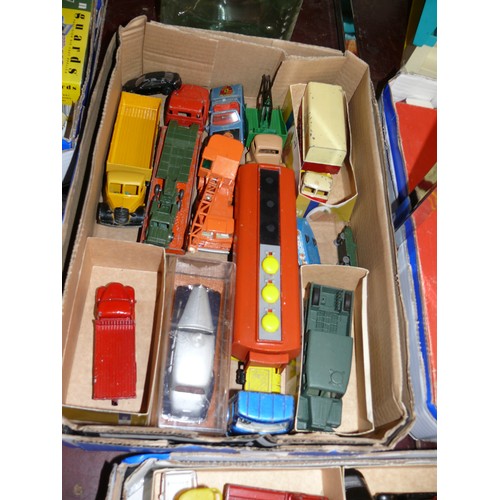 203 - A BOX OF COLLECTORS VEHICLES TO INCLUDE DINKY, LONESTAR, MATCHBOX ETC