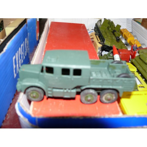 203 - A BOX OF COLLECTORS VEHICLES TO INCLUDE DINKY, LONESTAR, MATCHBOX ETC