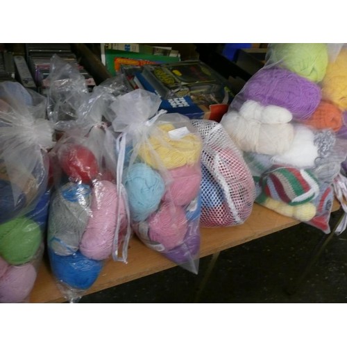 182 - A VERY LARGE COLLECTION OF NEW COTTON YARN IN VARIOUS COLOURS