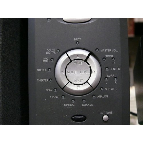 232 - TEAC DOLBY DIGITAL 4 POINT MULTIMEDIA ENTERTAINMENT SYSTEM POWERMAX 1500