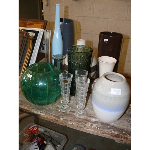 396 - COLLECTION OF MIXED VASES