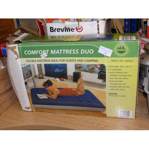 411 - COMFORT MATTRESS DUO, IDEAL FOR GUESTS AND CAMPING