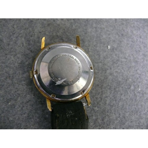 50 - A FINE GENTS WATCH A GLENDAL AUTOMATIC  GOLD/P  THE AUTOMATIC WIND & THE HAND WIND BY WORKING