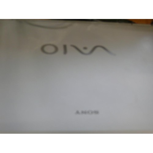 254 - A SONY VAIO LAPTOP WITH POWER SUPPLY