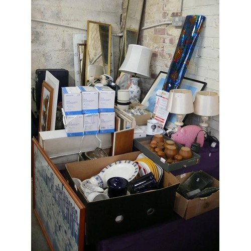 380A - A VERY LARGE SELECTION OF GOOD QUALITY CAR BOOT ITEMS TO INCLUDE KITCHENWARE, SILVER PLATE, ANNE GED... 