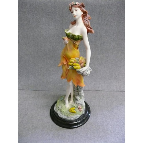 80A - A PAIR OF PORCELAIN LADY FIGURINES BY LEONARDO