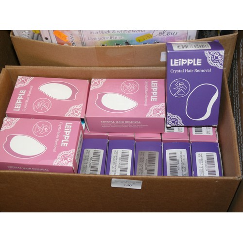 146 - 20 BRAND NEW CRYSTAL HAIR REMOVAL TOOLS