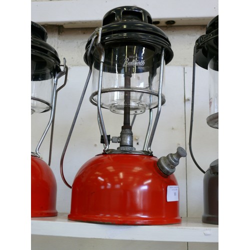 88 - A VINTAGE TILLEY LAMP WITH RED BASE