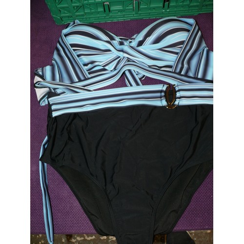 113 - A BOX OF 17 NEW SWIMWEAR  -  TANKINIS AND BIKINIS