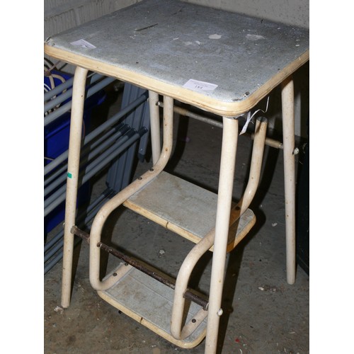 184 - A VINTAGE STEP STOOL