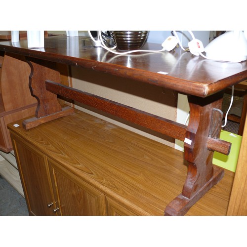 270 - LARGE REFECTORY STYLE COFFEE TABLE