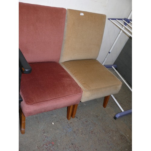 272 - A PAIR OF RETRO BEDROOM/NURSING CHAIRS