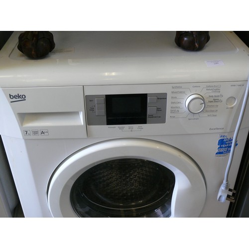 299 - BEKO 7KG WASHING MACHING WMB 71642 W