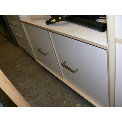 290 - 2 DOOR SIDEBOARD ON CASTORS