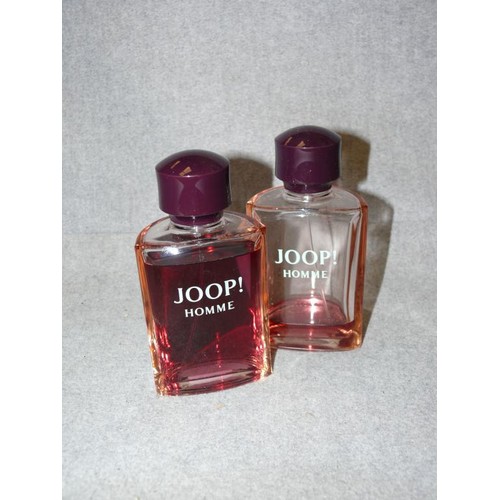 324 - 2 BOTTLES OF JOOP HOMME EAU DE TOILETTE 1 NEARLY FULL AND 1 NEARLY EMPTY