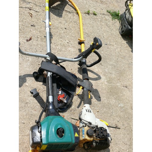 409 - RYOBI AND 1 OTHER PETROL STRIMMERS