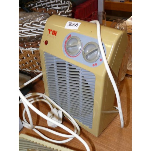 365A - 2 VINTAGE ELECTRIC FAN HEATERS