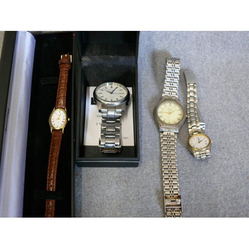 24 - SELECTION OF WATCHES TO INCLUDE ACCURIST,  LIMIT, PULSAR AND SEKONDA