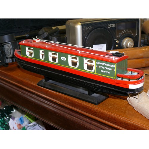 189 - A MODEL BARGE NARROW BOAT HOLIDAY SKIPTON