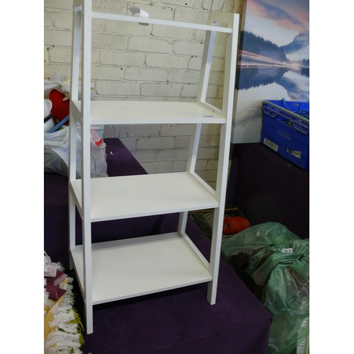 195F - SMALL WATERFALL MELAMINE SHELVING